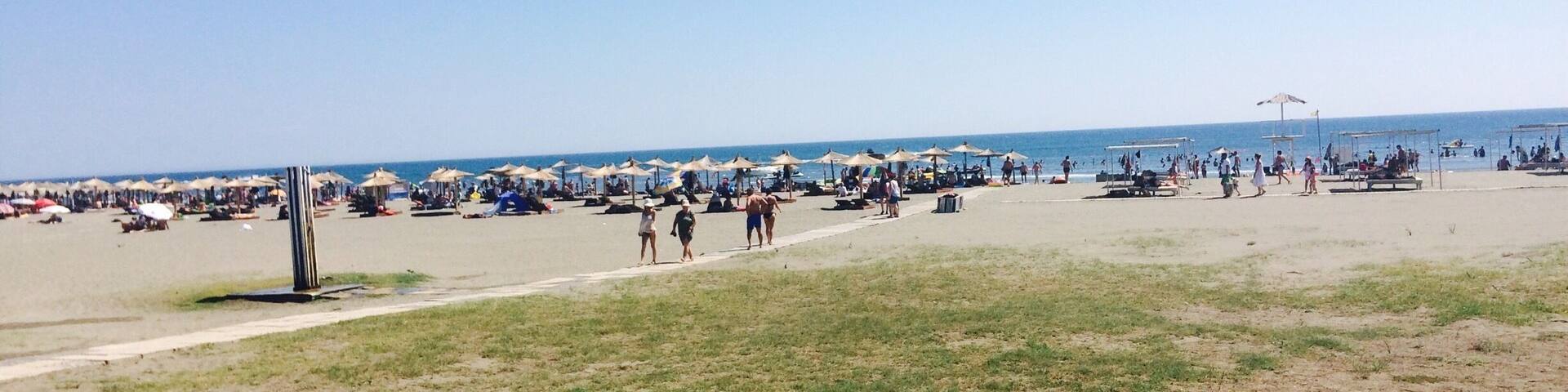 The longest beach in Montenegro.