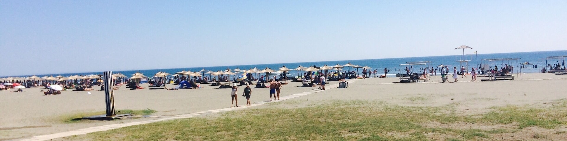 The longest beach in Montenegro.
