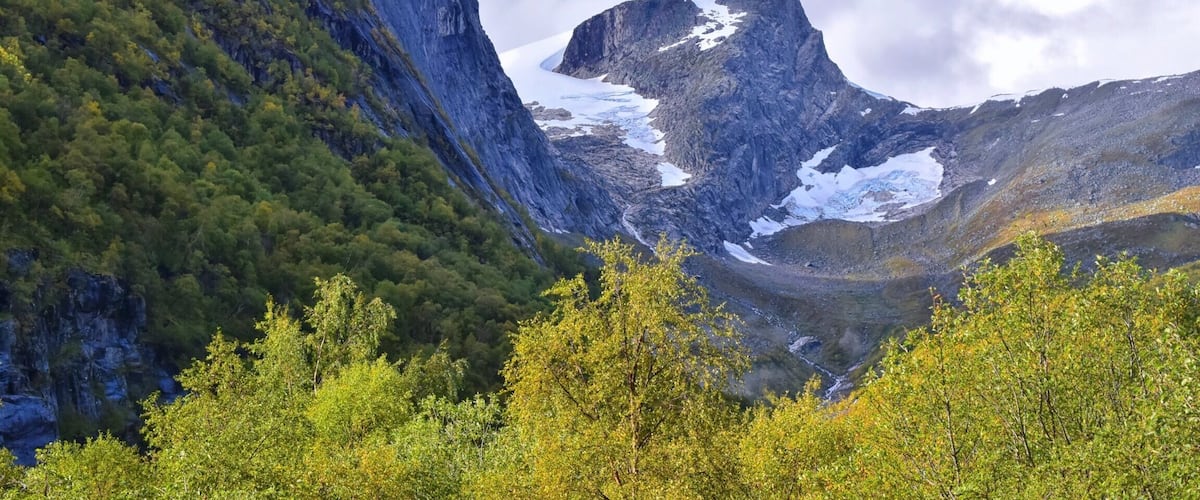 Briksdal is a very easily accessible Glacier in western Norway