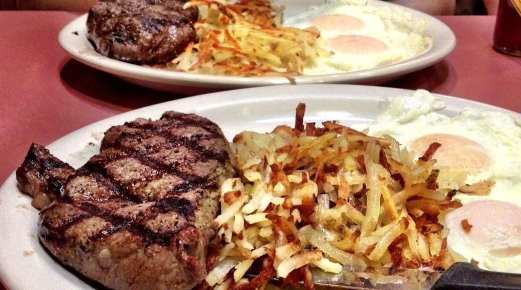 Steak & Eggs for $9.99.... We'll take two!