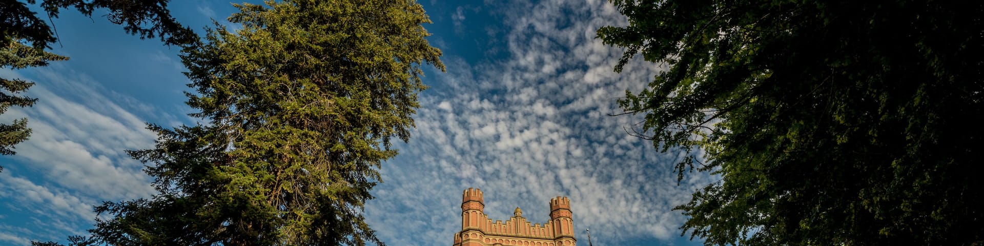 Idaho university brick admin building