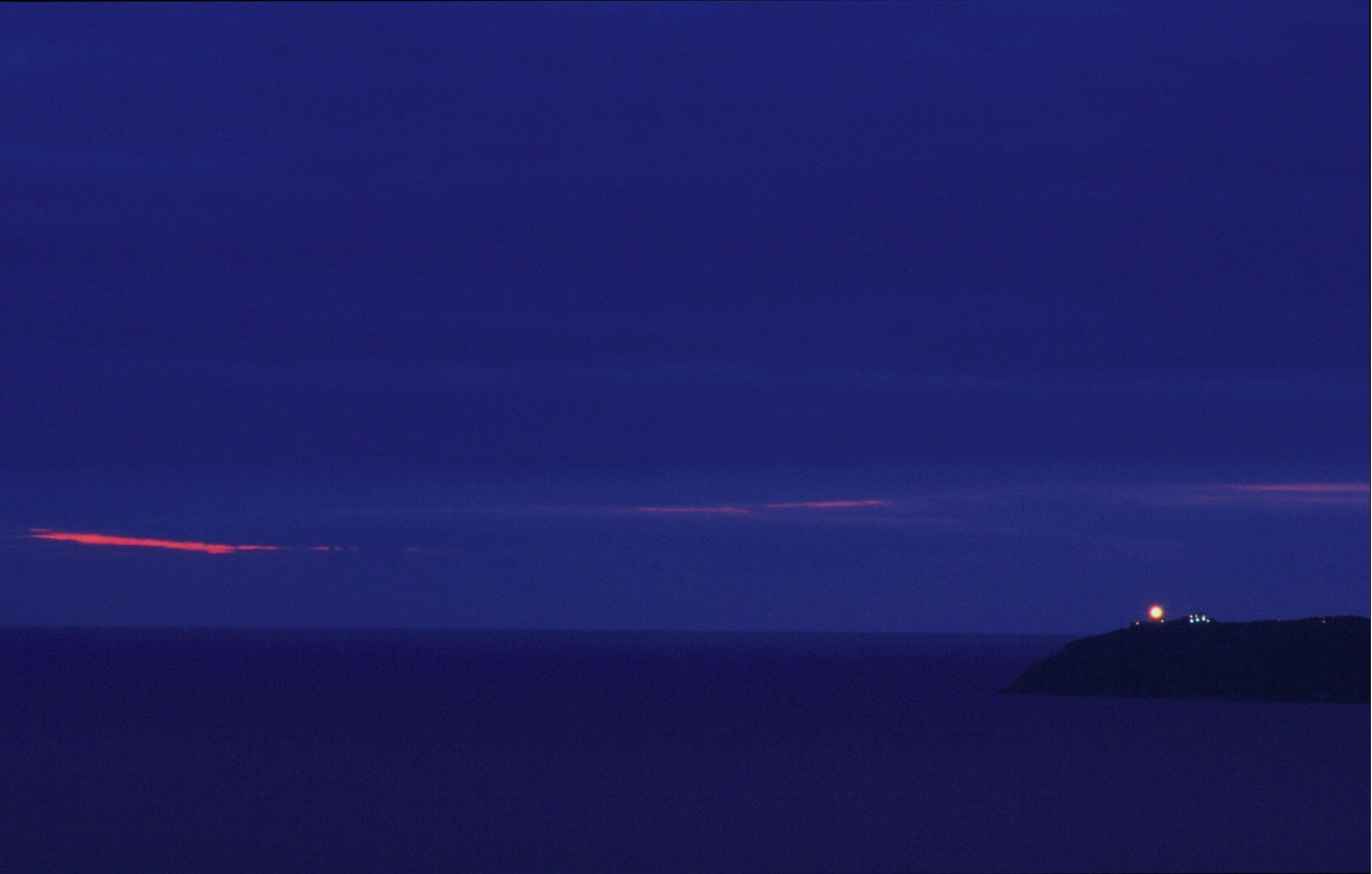 Cabo Finisterre tras el ocaso