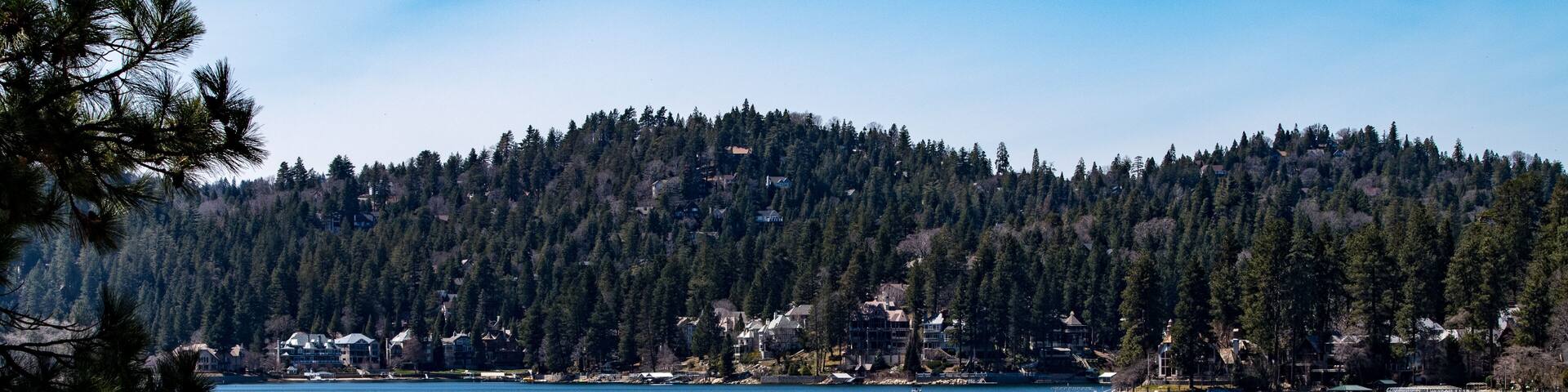 Dramatic View Of Lake Arrowhead In The San Bernardino Mountains, California