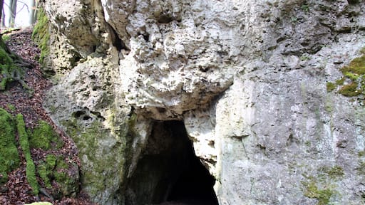 Mysteriengrotte, Blick auf Eingang