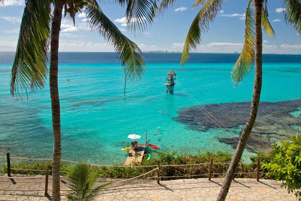 Garrafón Natural Reef Park qui includes vues littorales et scènes tropicales
