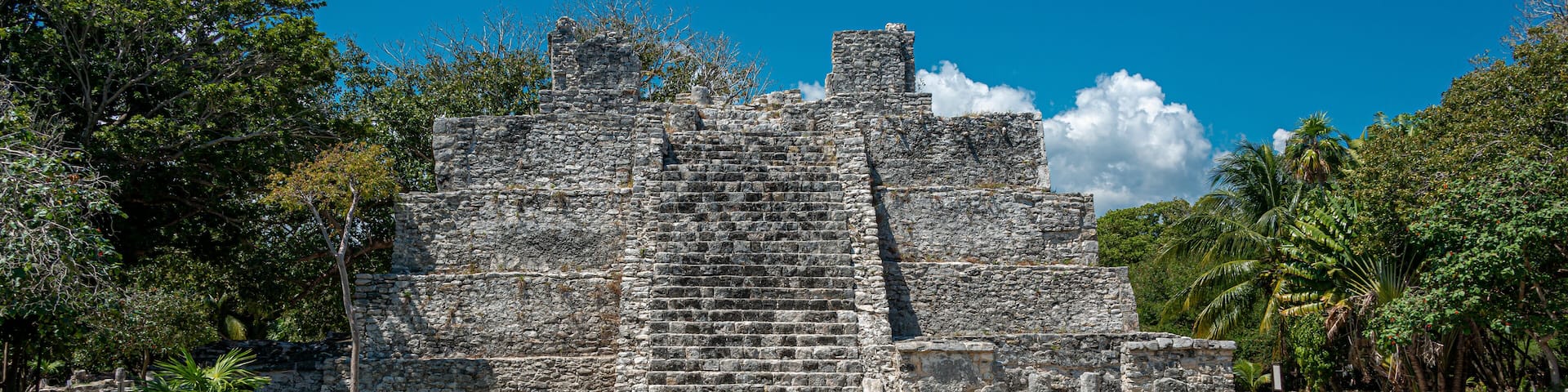 Archaeological site of El Meco, Cancun, Mexico