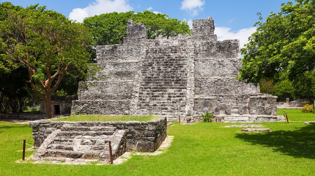 El Meco. Mayan archaeological site near Cancun, Mexico; Shutterstock ID 223436725