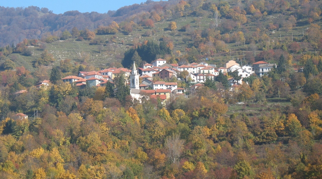 Panorama del comune di Propata, provincia di Genova