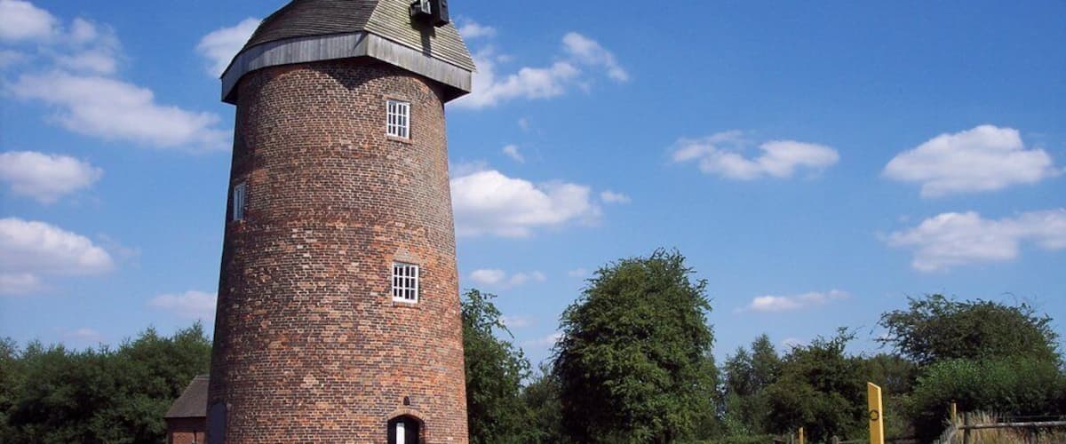 Hough Mill, Swannington, Leicestershire. Under restoration.