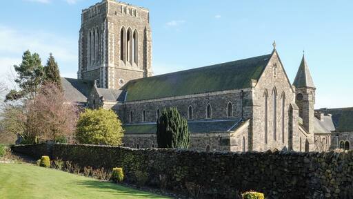 Mount Saint Bernard Abbey, a Cistercian monastery in Leicestershire. This is a Grade II listed building in England.