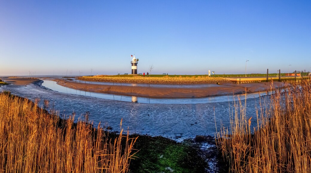 Leuchtturm "Kleiner Preuße" Wremen, Nordsee, Deutschland