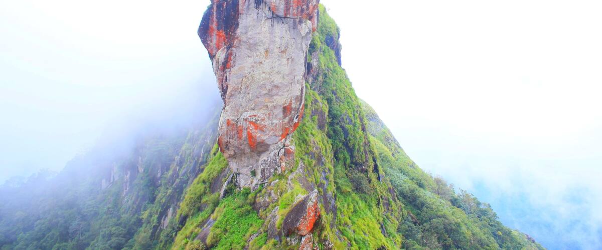 landscape. Illikkal Kallu is a monolith located on top of the Illickal Malaa in the Kottayam district of Kerala, India