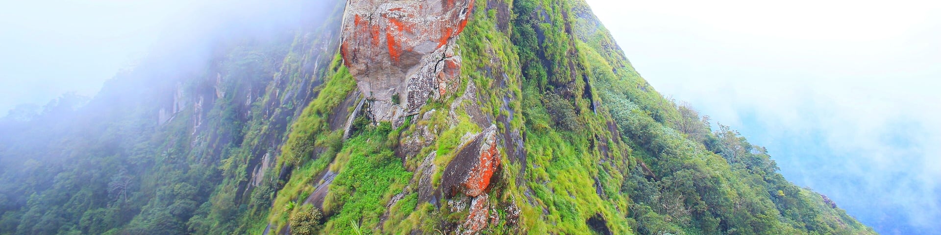 landscape. Illikkal Kallu is a monolith located on top of the Illickal Malaa in the Kottayam district of Kerala, India