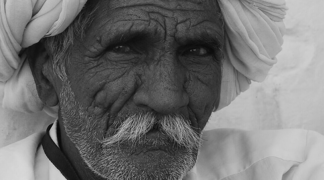 So many years in the eyes.