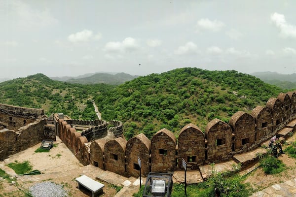 The mighty Kumbhalgarh in Rajasthan with the second longest wall in the world, after the Great Wall of China.