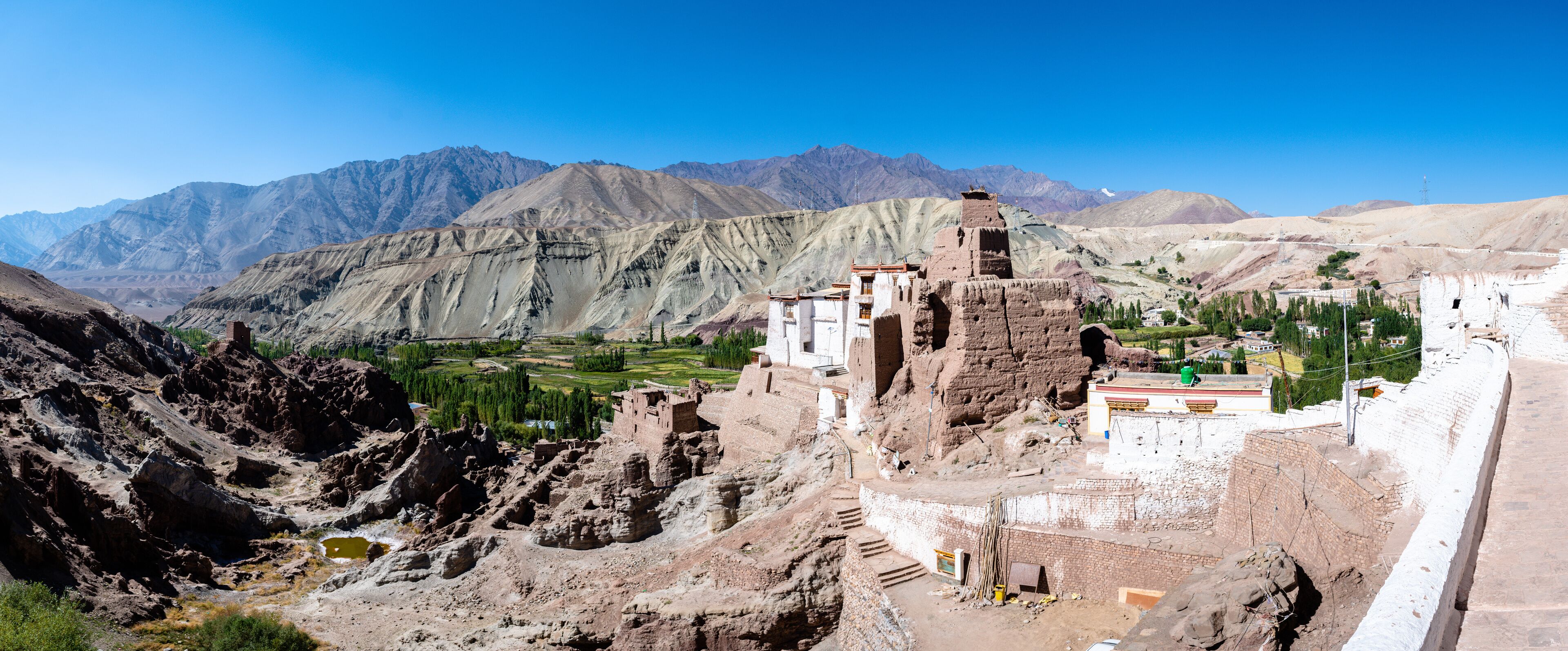 countryside view of jammu and kashmir district, india