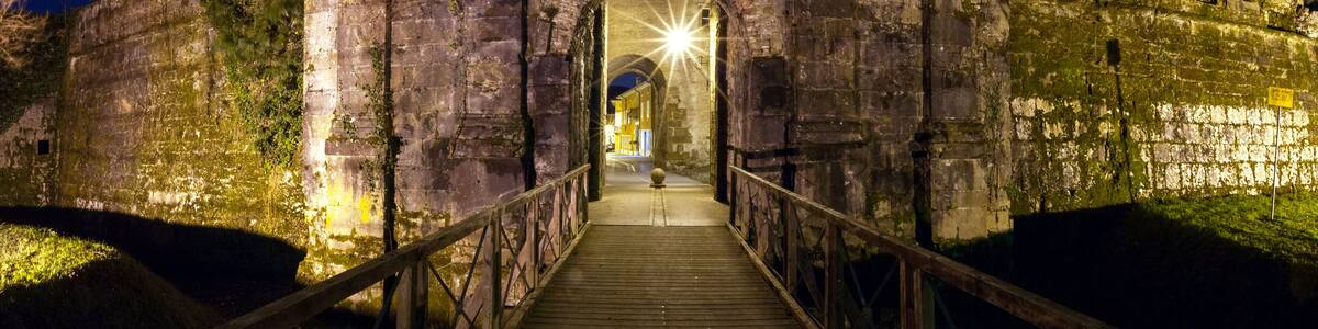 Gradisca D'Isonzo Gorizia italy Town medieval walls panoramic entrance