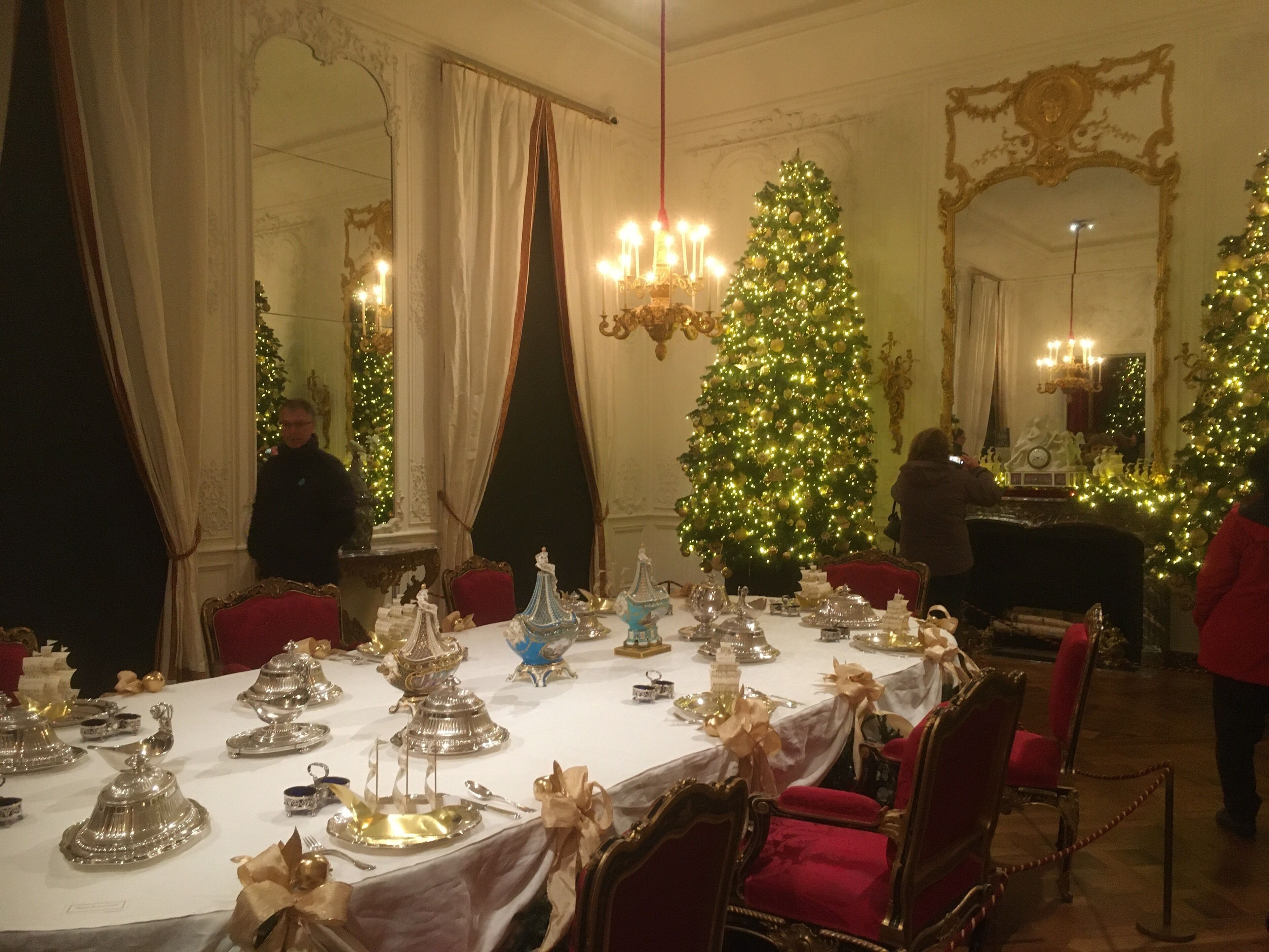 Inside the manner, dressed for Yuletide