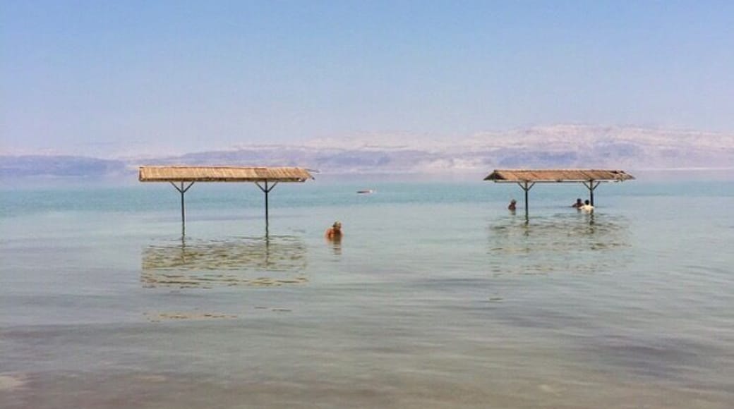 Visiting the Dead Sea is a must when visiting Israel and surrounding areas. The Dead Sea is the lowest place on earth, at 410 meters below sea level!
Tip: do not shave 12-24 hours before entering the sea and avoid contact with the eyes. Both will cause intense burning (I learned the hard way) #waterlust