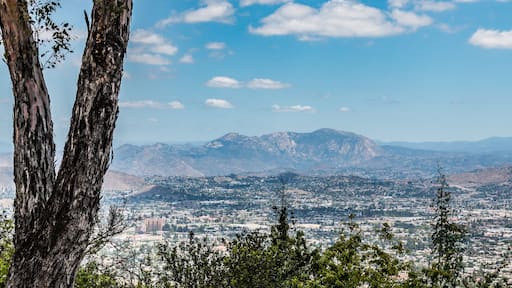 Cuyamaca Peak and the city of El Cajon, as seen from Mt. Helix Park in La Mesa, located in San Diego, California.; Shutterstock ID 425823196