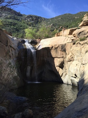 The bottom waterfall of Three Sisters Falls. Starting at the Three Sisters Falls trailhead in east county San Diego, this loop is 4.0 miles with 1000 feet of elevation gain and will take you roughly 3 hours to complete, depending on how long you spend at the falls.
#SanDiego
#hiking
#lifeatexpedia
#weloveourmarkets
#AMER