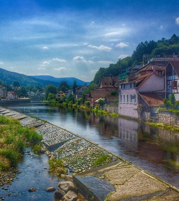 Gernsbach,a beautiful village in the Black Forest in Germany