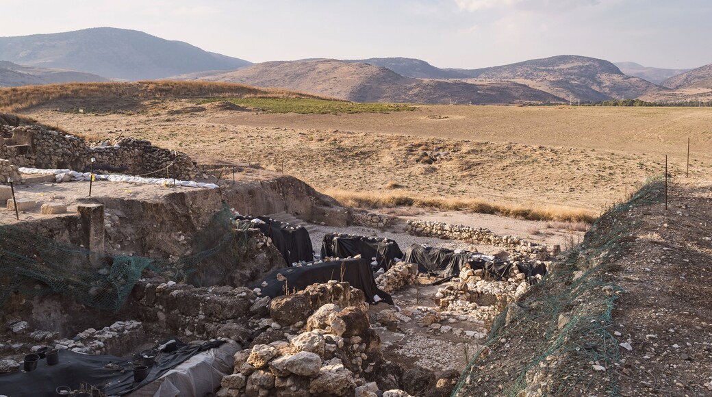 Excavation Site at Tel Hazor in the Upper Galilee in Israel