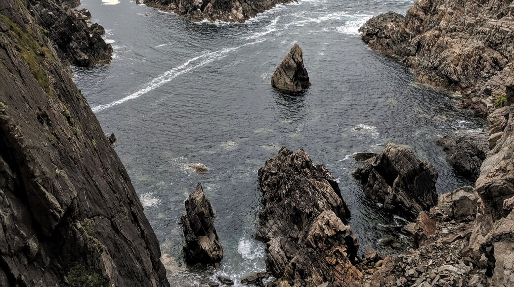 Pólifreann or Hell's Hole near Malin head is famous for its coastal scenery and Star wars. Parts of Star Wars episode VIII were shot here.
#trovember #hiddengems #Donegal #ireland