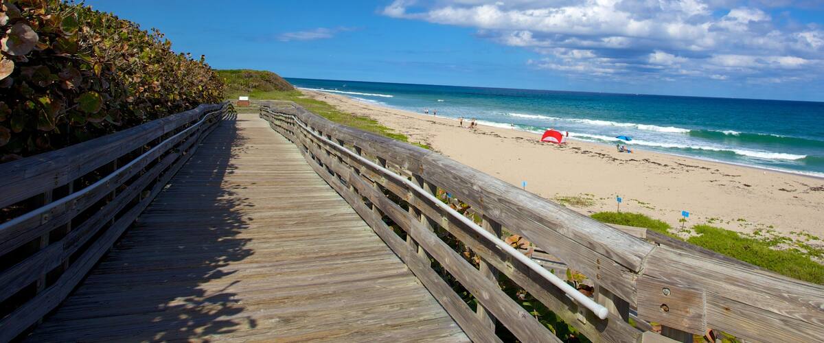 John D. MacArthur Beach State Park featuring a sandy beach