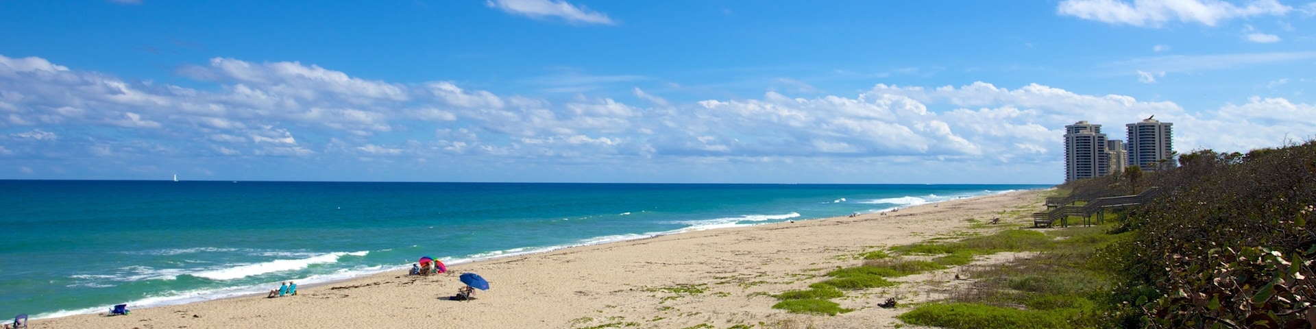 John D. MacArthur Beach State Park which includes a beach and a bridge