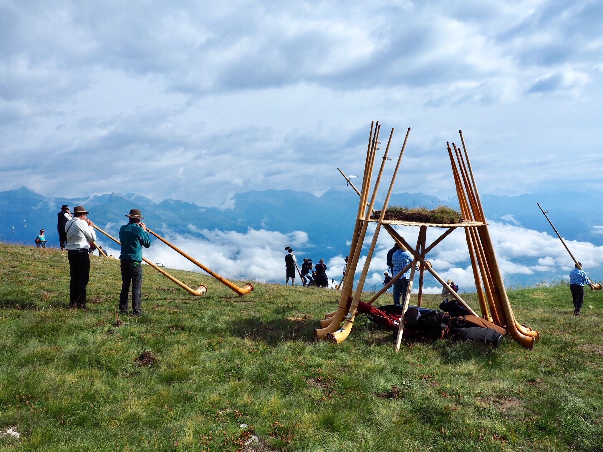 The annual Alpine Horn competition! This year on Sunday 23rd July. 