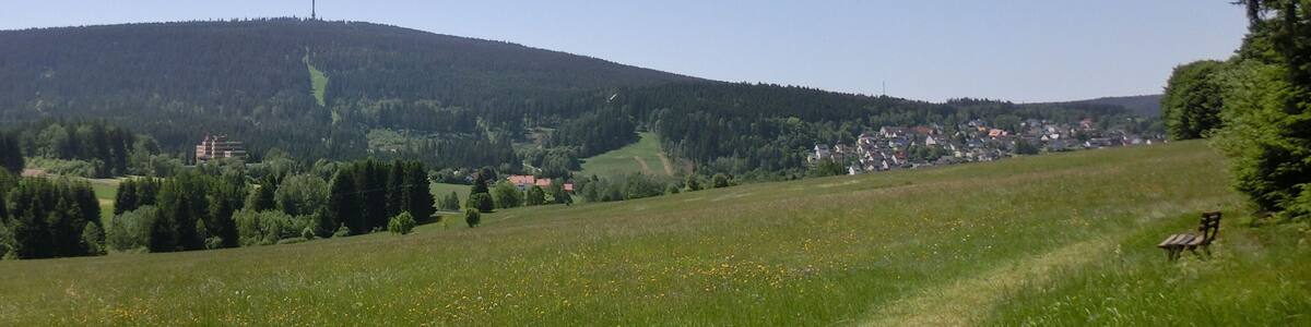 Bischofsgrün mit Ochsenkopf