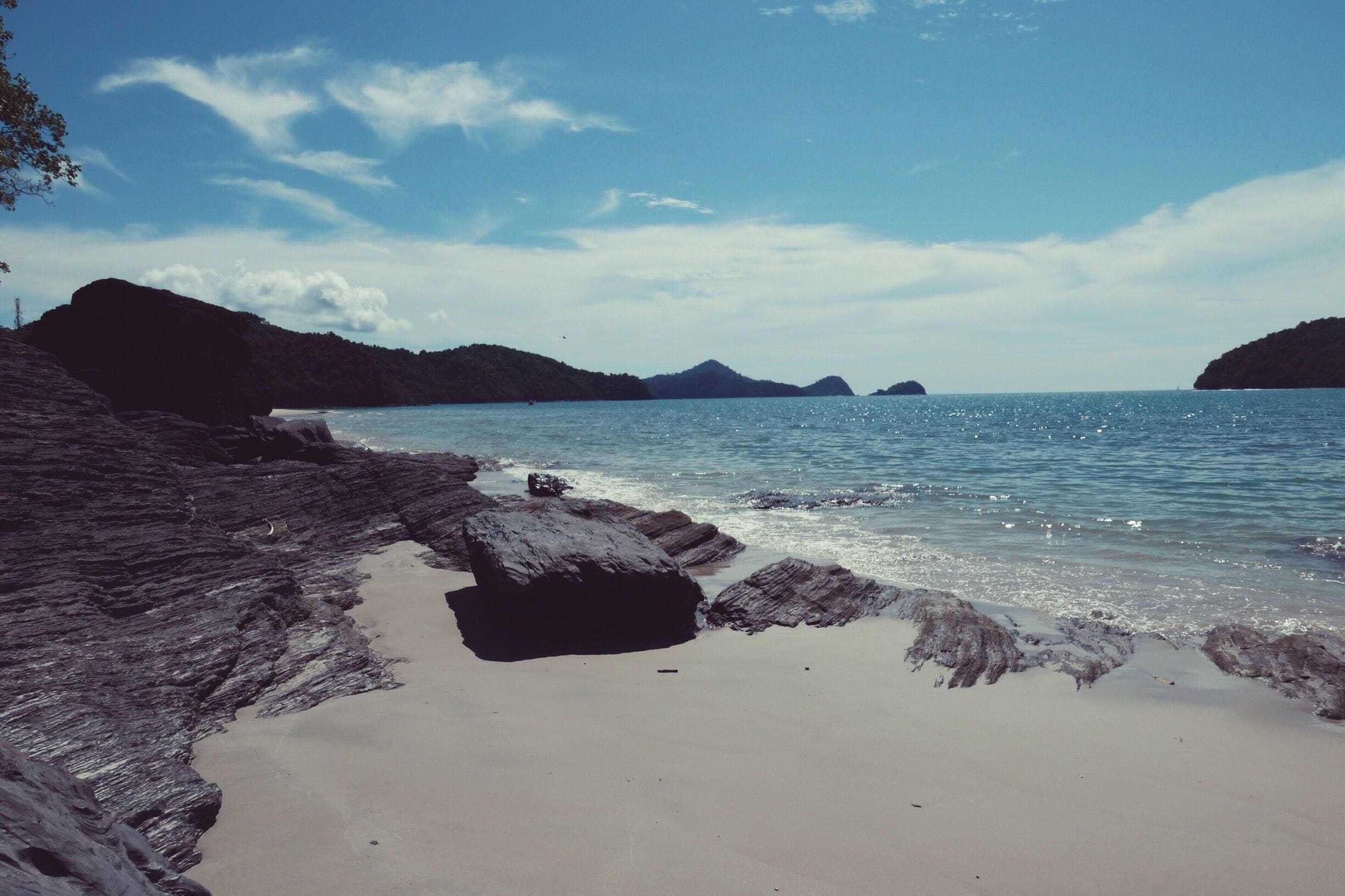 Pantai Tengah ( Middle Beach) in Langkawi. Just gotta be wary of jelly fishes.