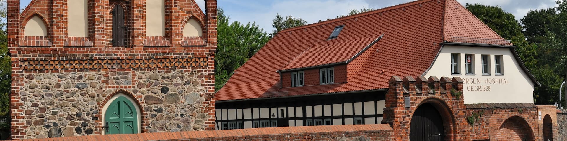 Former hospital "St. George" in Bernau bei Berlin, Germany (monument)
