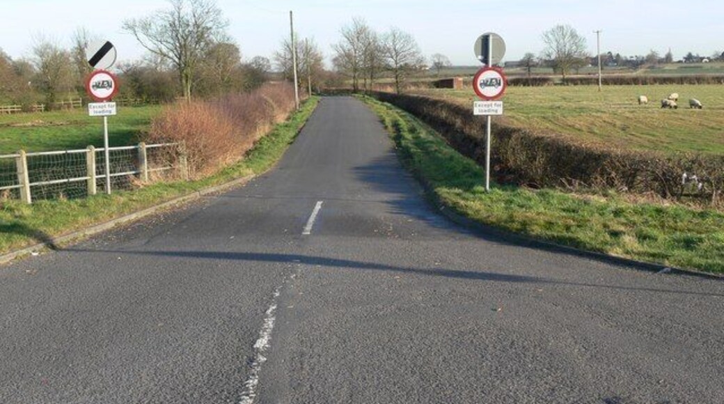 Shenton Lane near Sibson in Leicestershire
