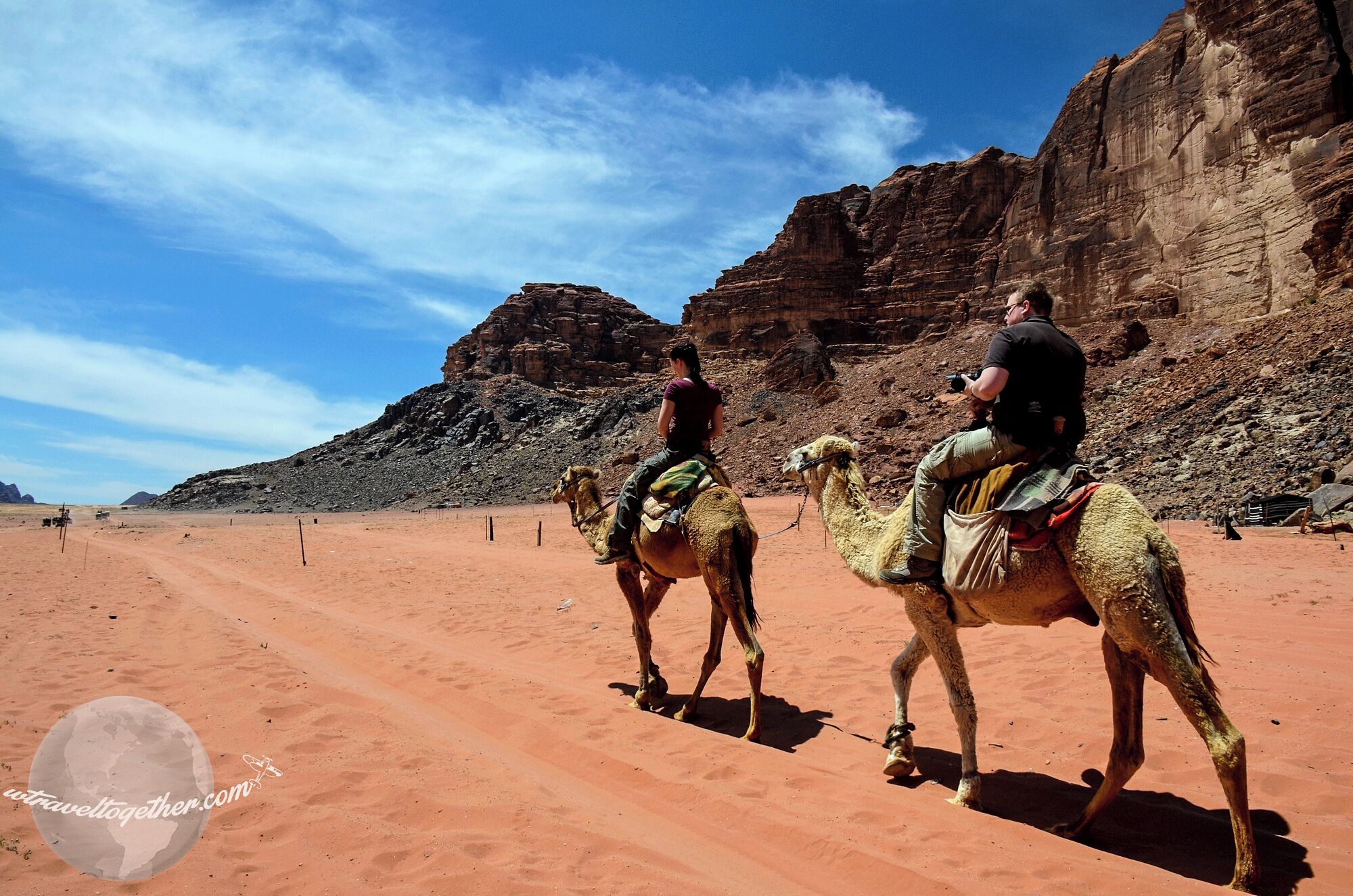 Take a day out in the desert of Wadi Rum, ride camels, sandboard down the dunes, climb the natural rock bridges and stay the night in a Bedouin camp.