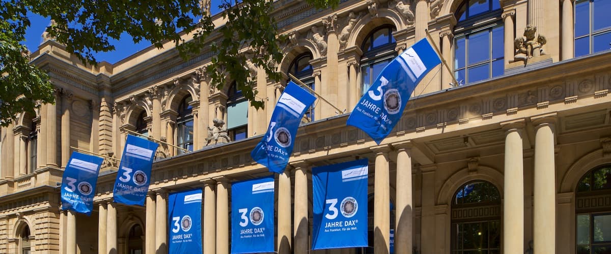 Stock Exchange which includes heritage architecture and signage