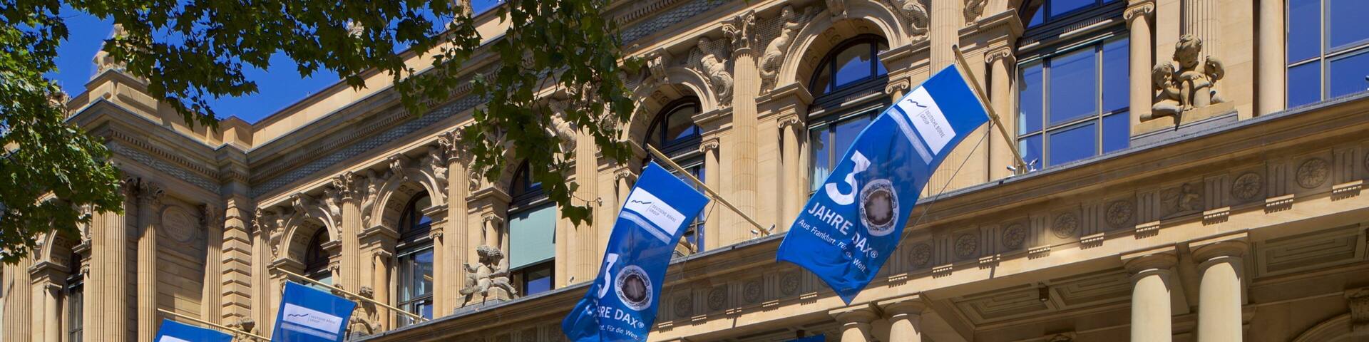 Stock Exchange which includes heritage architecture and signage