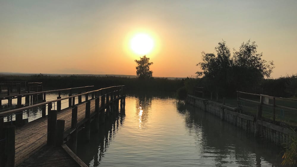 Sunset at Lake Neusiedel