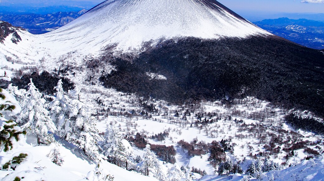Mt. asama in the winter