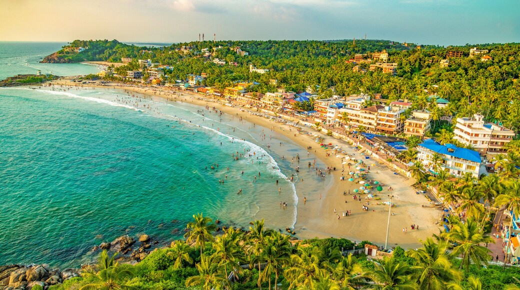 Kovalam Beach Light House View, Kerala India