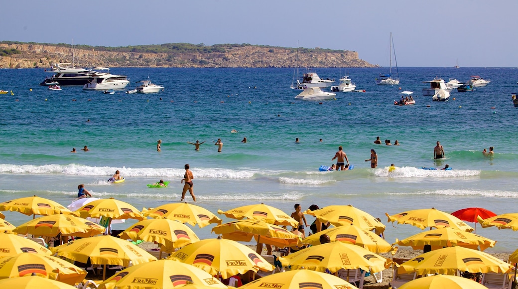 Mellieha Bay featuring a sandy beach