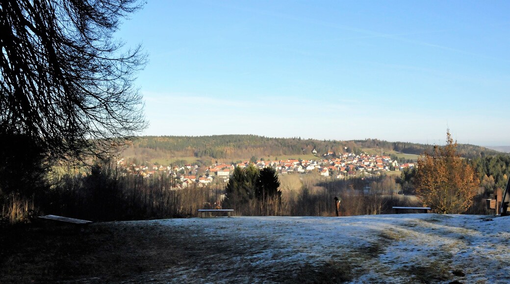 Blick auf Catterfeld vom Candelaber aus.