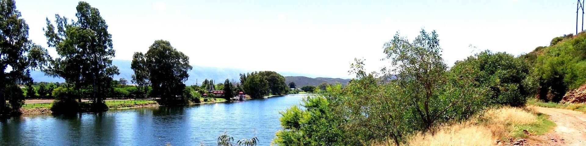 Cycling along the Breeriver