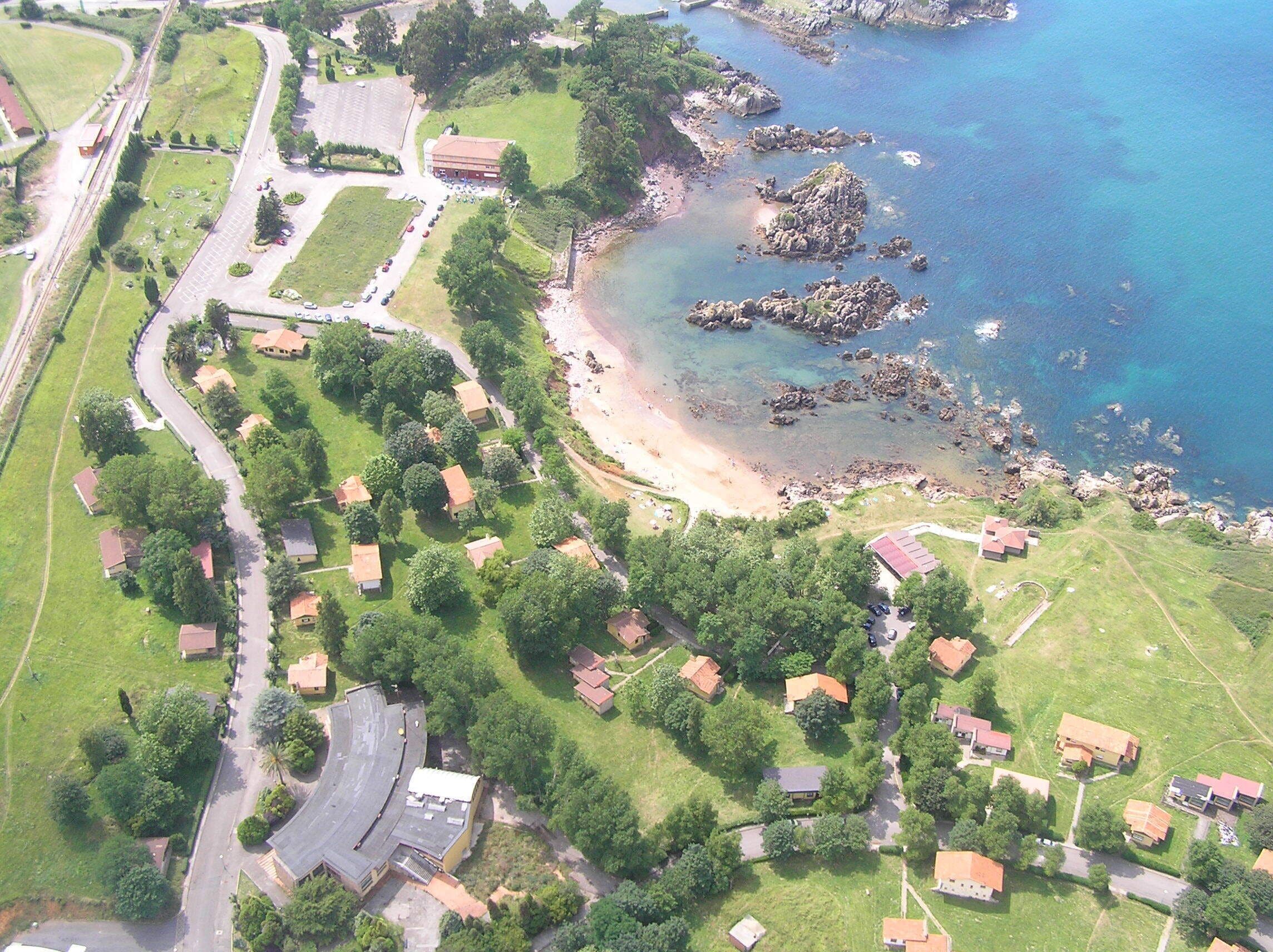 Playa de perlora desde el aire