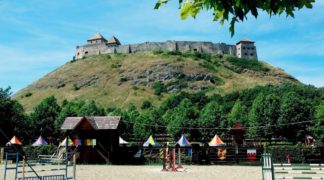 Castle from 13th century - you can walk up to the castle or take a mini bus to the top - animation for kids during the summer