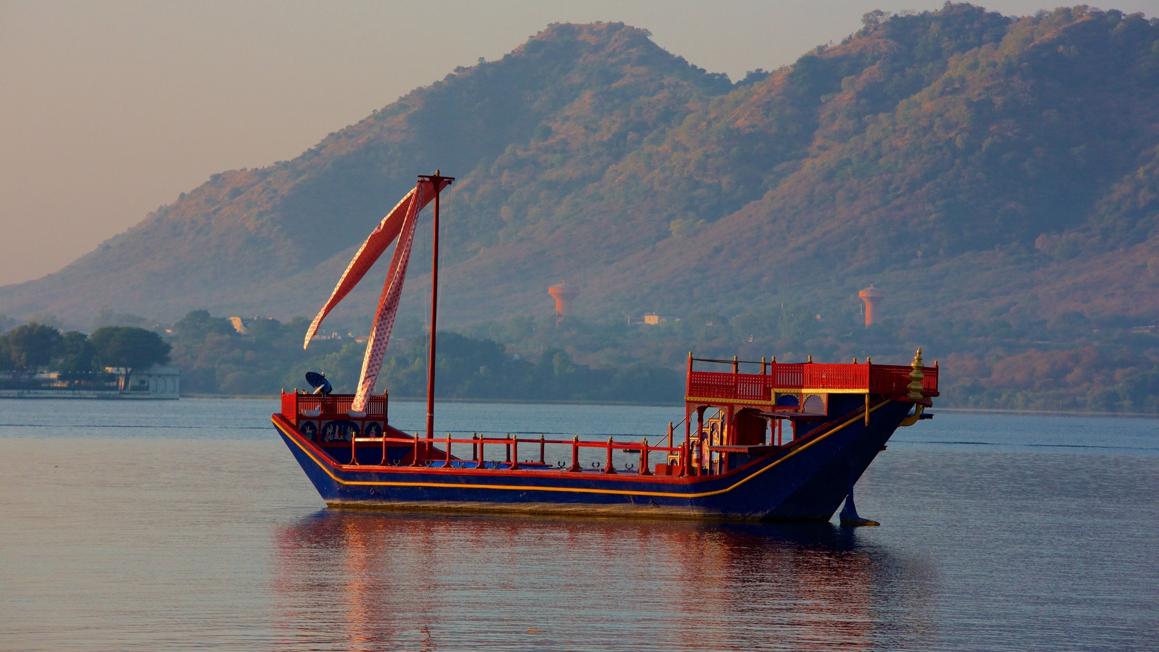 Lake Palace showing a lake or waterhole and boating