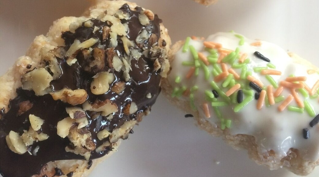 The Uber delicious cream rolls for sweet tooth cravings. :) #sweetspot