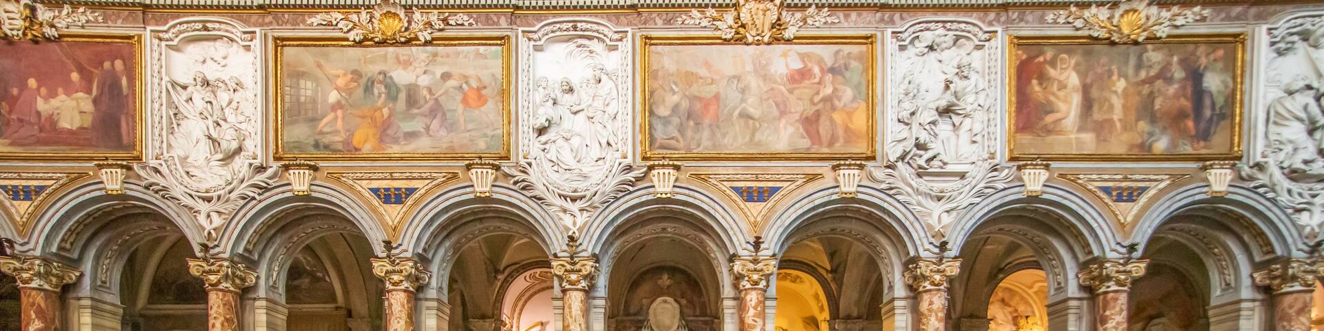 Rome, Italy - home of the Vatican and main center of Catholicism, Rome displays dozens of historical, wonderful churches. Here in particular the San Marco Evangelista basilica