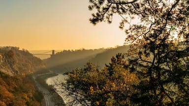 Clifton Suspension Bridge spanning the River Avon, Bristol, United Kingdom